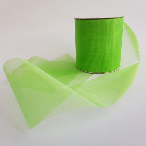 Organza Ribbon 100mm Kiwi