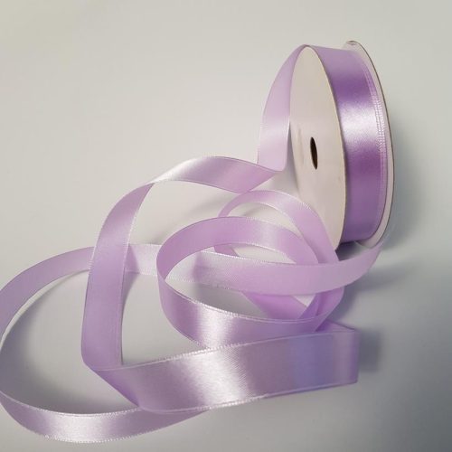 Satin Ribbon Single sided 15mm Mauve