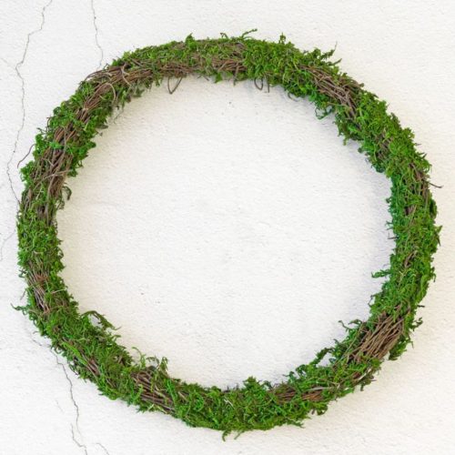 Moss wrapped Twig Wreath 30cm