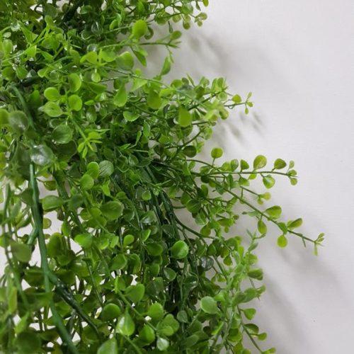 Artificial Button Leaf Hanging Bush 62cm