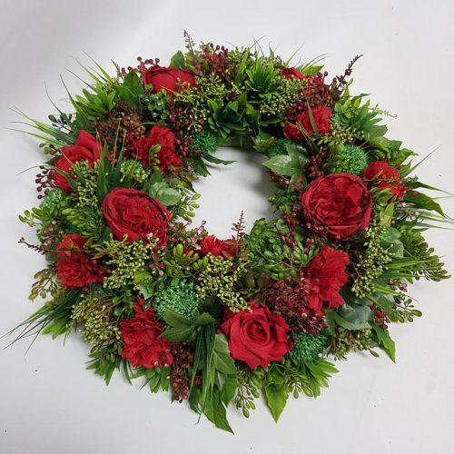 Artificial Floral Wreath 'Lewis'