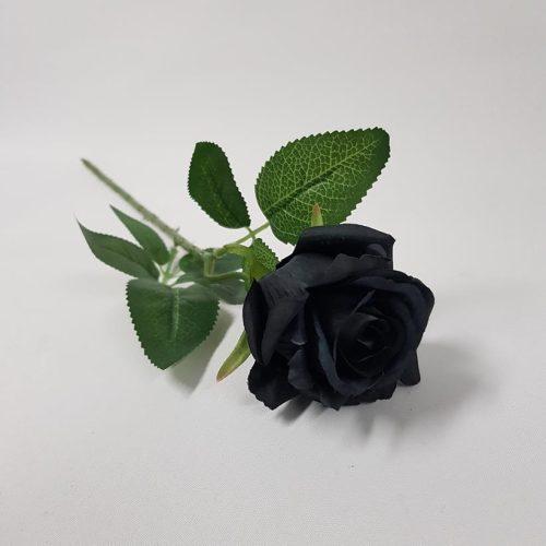 Artificial Rose Bonita Black 49cm