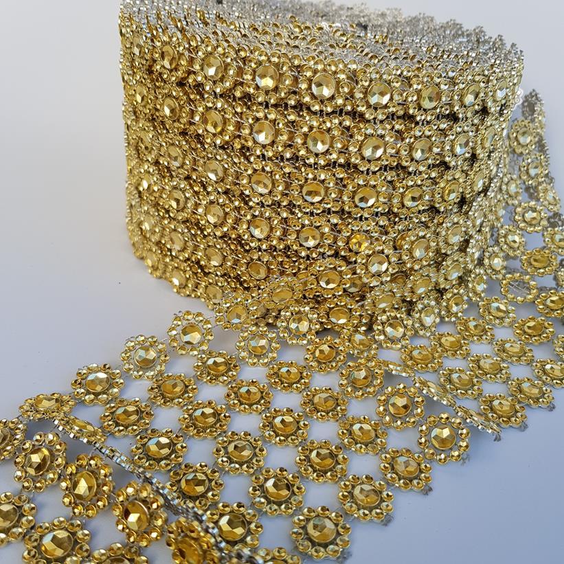 Golden Bling Decorative Roll 90mm - Image 2