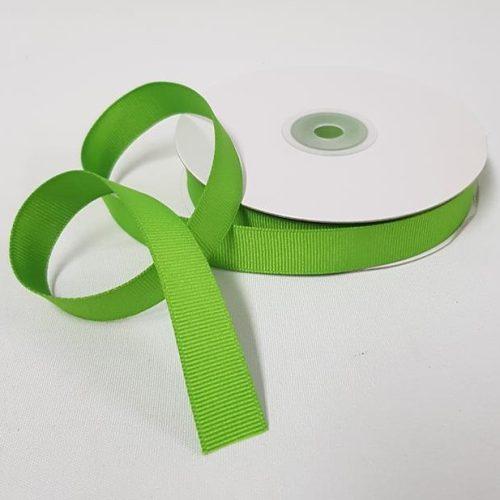 Grosgrain Ribbon 15mm Apple Green