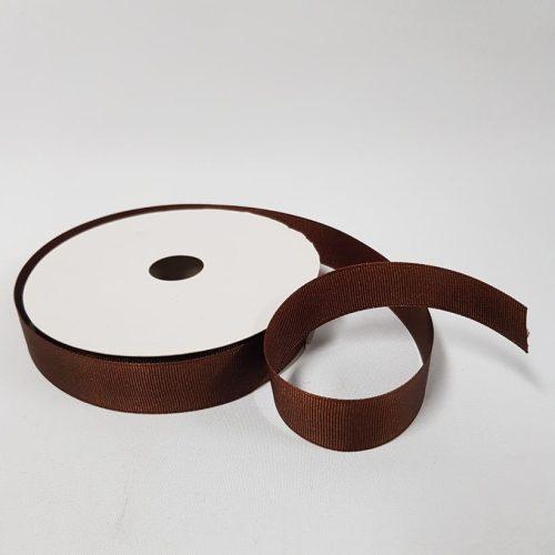 Grosgrain Ribbon 25mm Brown