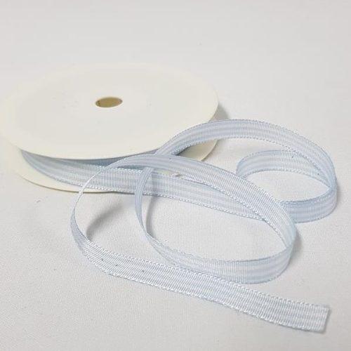 Grosgrain Striped Ribbon 10mm Blue