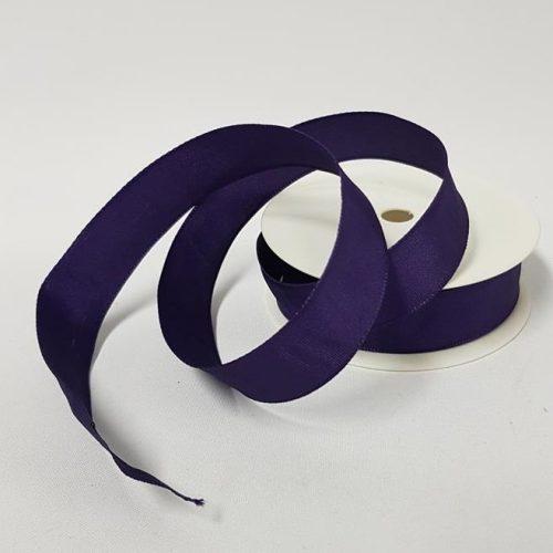 Grosgrain Wired Ribbon 25mm Purple