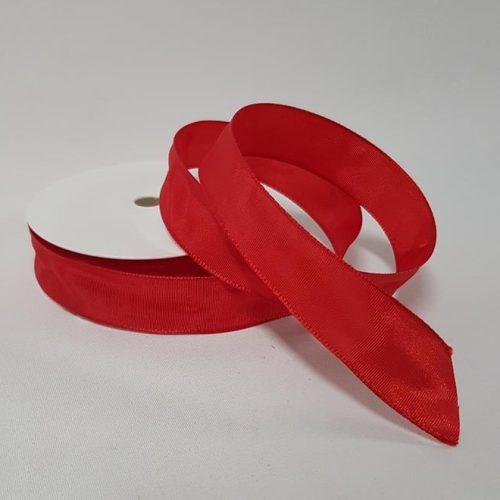 Grosgrain Wired Ribbon 25mm Red