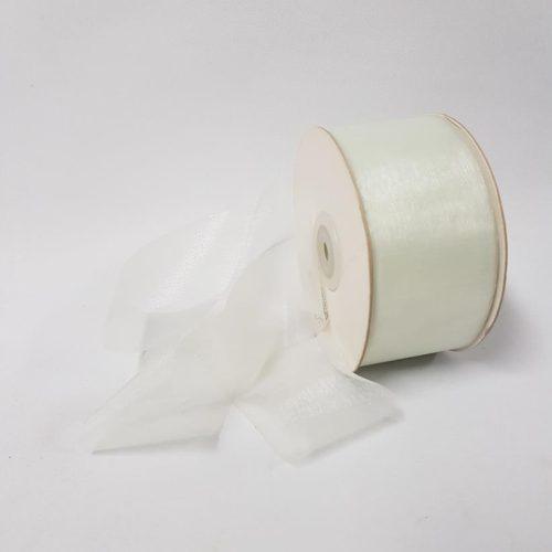Organza Ribbon 50mm Ice Blue