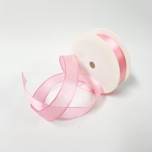 Para Silk Ribbon 25mm Dark Pink