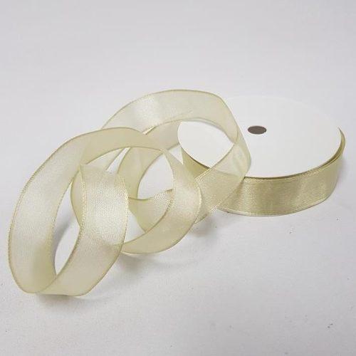 Para Silk Ribbon 25mm Mint Gold