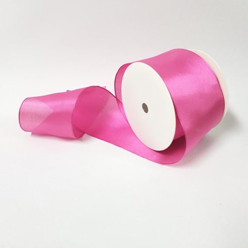 Para Silk Ribbon 70mm Hot Pink