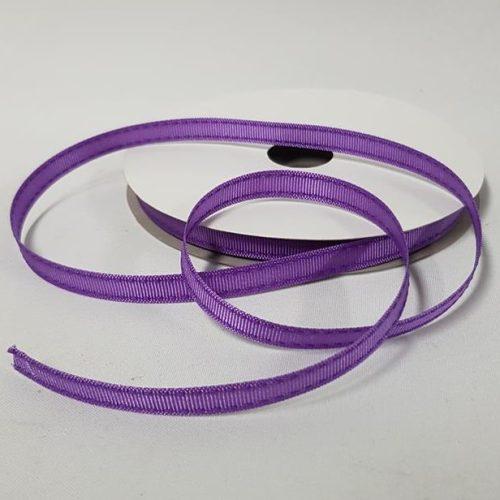 Saddle Stitch Ribbon Lavender Purple Stitch 10mm