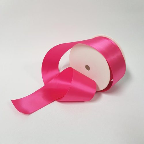 Satin Double sided 50mm Hot Pink