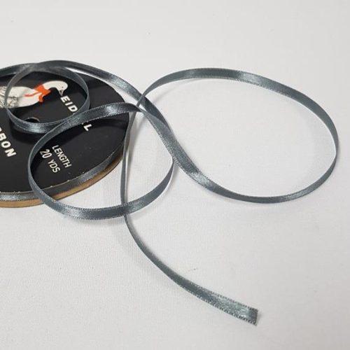 Satin Double sided 8mm Grey