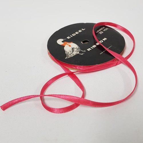 Satin Double sided 8mm Hot Pink