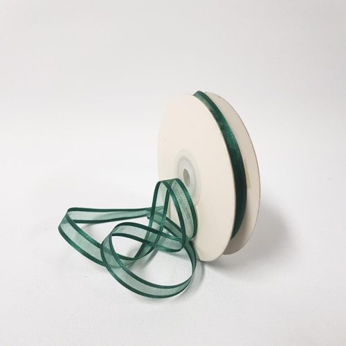 Satin Edged Ribbon 10mm Hunter Green