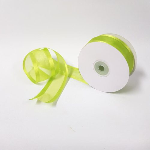 Satin Edged Ribbon 38mm Kiwi