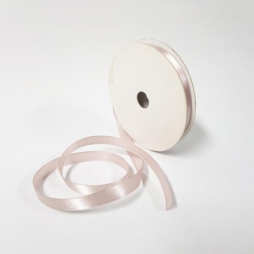 Satin Ribbon Single sided 10mm Champagne