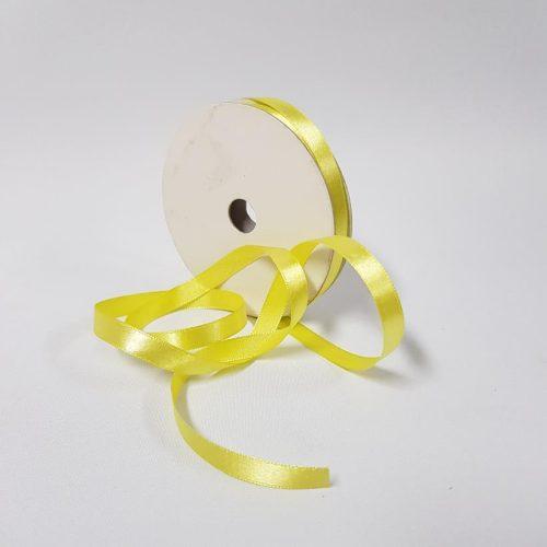 Satin Ribbon Single sided 10mm Lime
