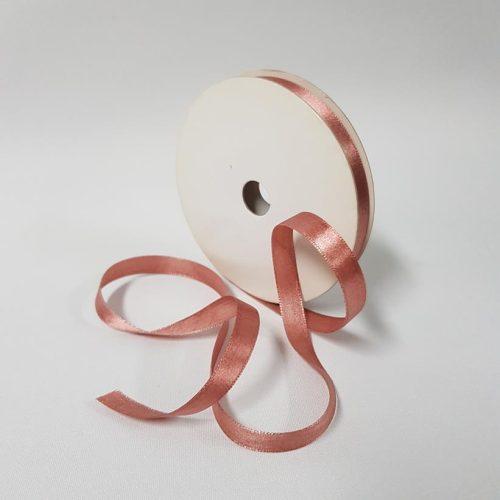 Satin Ribbon Single sided 10mm Old Rose