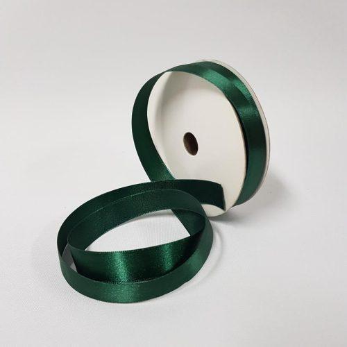 Satin Ribbon Single sided 15mm Hunter Green
