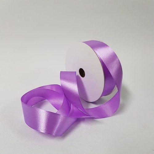 Satin Ribbon Single sided 25mm Lavender