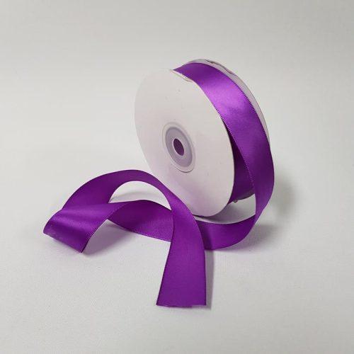 Satin Ribbon Single sided 25mm Violet