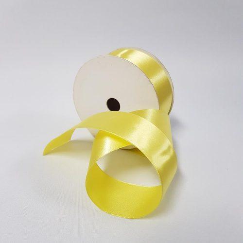 Satin Ribbon Single sided 38mm Lime