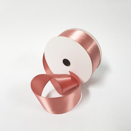 Satin Ribbon Single sided 38mm Old Rose