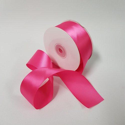 Satin Ribbon Single sided 38mm Shocking Pink