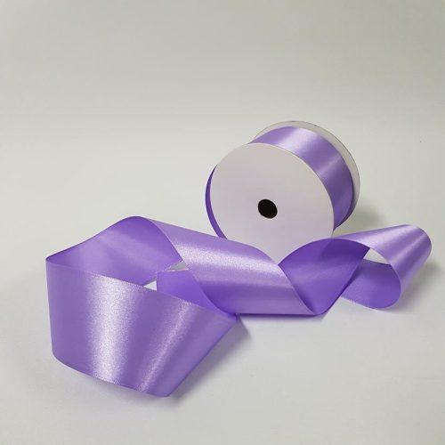 Satin Ribbon Single sided 50mm Lavender