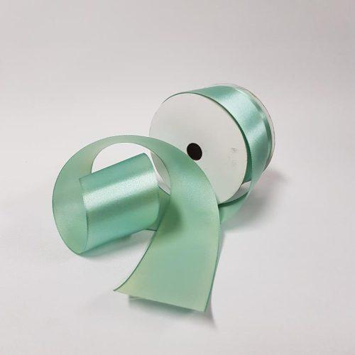 Satin Ribbon Single sided 50mm Spearmint