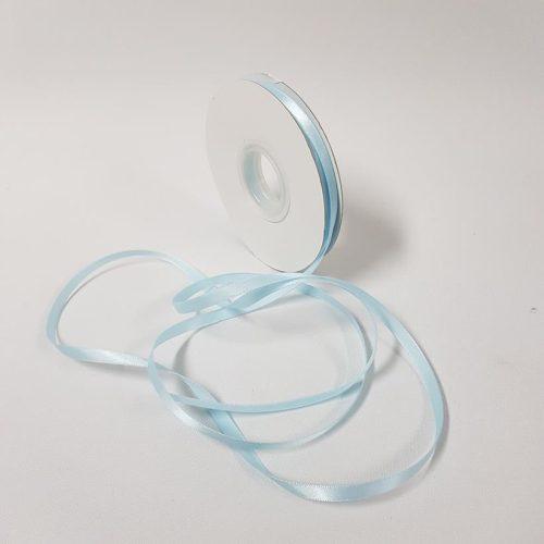Satin Ribbon Single sided 6mm Baby Blue