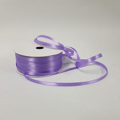Satin Ribbon Single sided 6mm Lavender