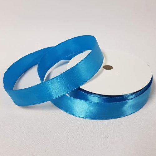 Satin Ribbon Wired Ribbon 25mm Aqua