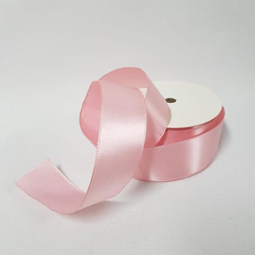Satin Ribbon Wired Ribbon 38mm Pink