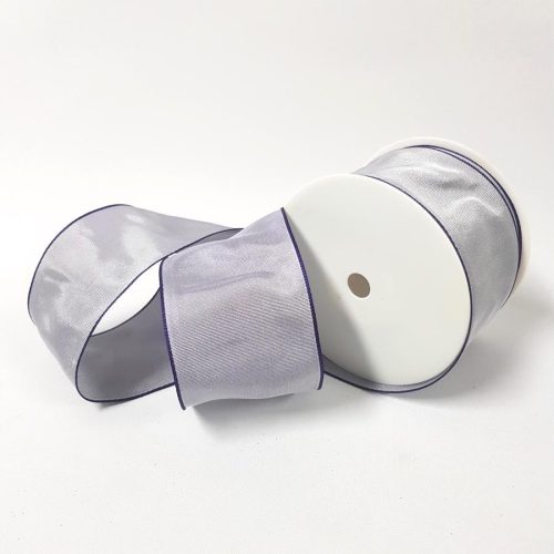 Grosgrain Wired Ribbon 60mm Mauve