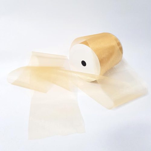 Organza Ribbon 100mm Gold