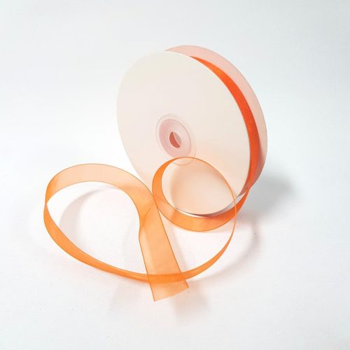 Organza Ribbon 15mm Orange