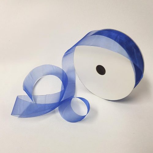 Organza Ribbon 25mm Royal Blue