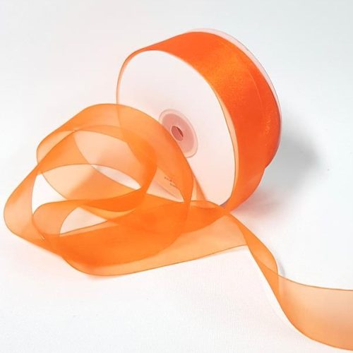 Organza Ribbon 38mm Orange