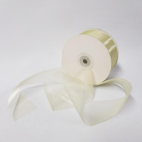 Organza Ribbon 50mm Sage