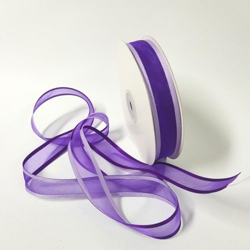 Organza Ribbon Two toned 22mm Purple/Mauve