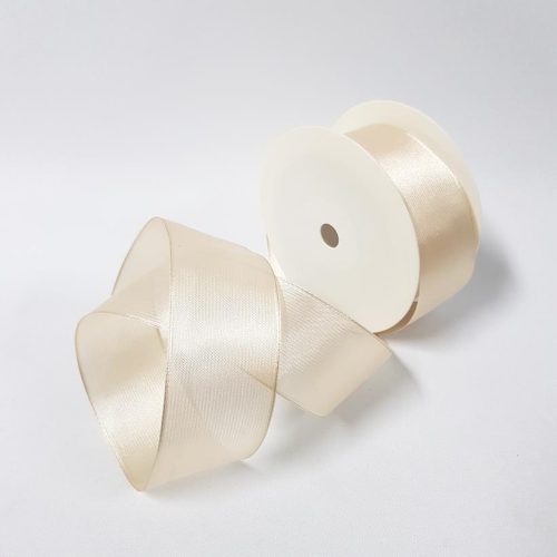 Para Silk Ribbon 40mm Ivory