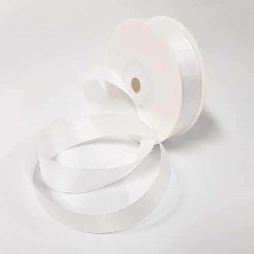 Taffeta Ribbon 25mm White