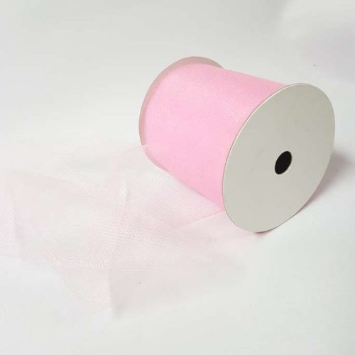 Tulle Roll 100mm Baby Pink
