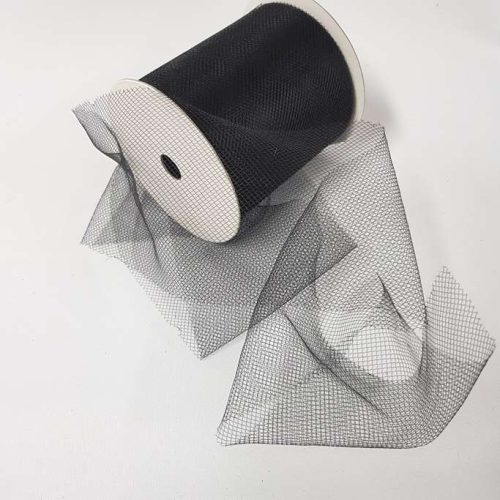 Tulle Roll 100mm Black