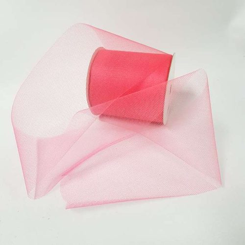 Tulle Roll 100mm Hot Pink