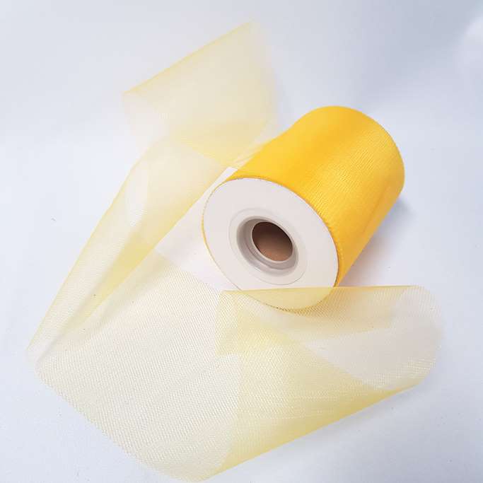 Tulle Roll 100mm Yellow